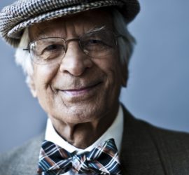 studio portrait of businessman